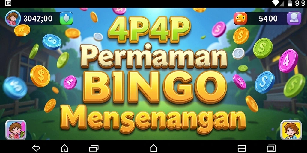 Tangkapan layar permainan <strong>4P4P</strong> menampilkan aksi Bingo yang seru.