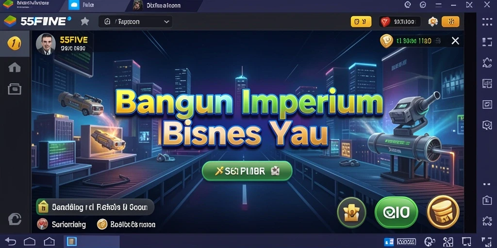 Tampilan gameplay 55FIVE yang mengasyikkan dan interaktif.