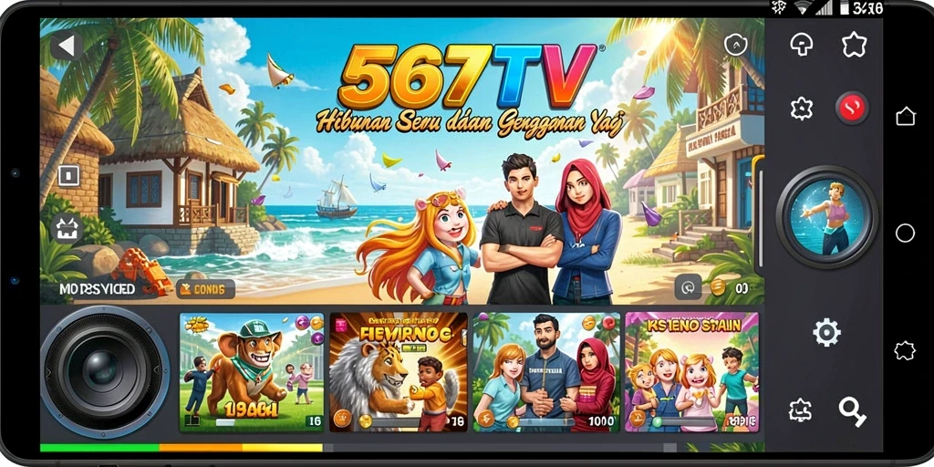 Tampilan menarik dari gameplay Casual di 567TV.
