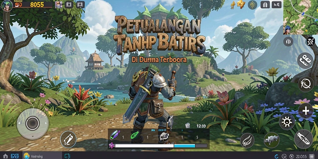 Tampilan gameplay Open World yang menakjubkan dari 8055.