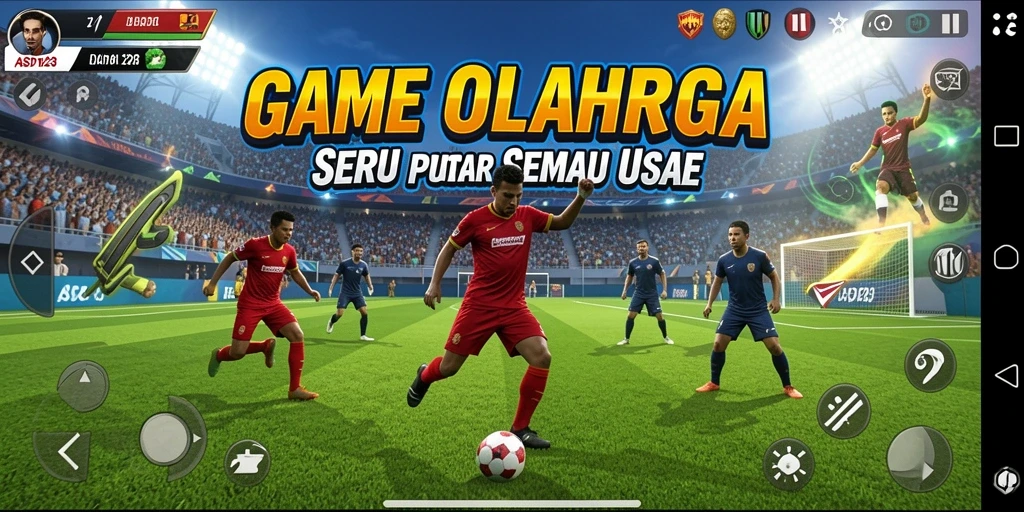 Gameplay seru olahraga di ASD123 dengan grafik menawan.