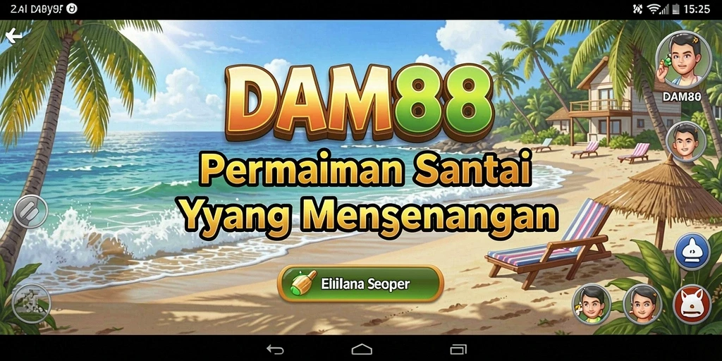 Tampilan gameplay DAM88 yang seru dan penuh warna.