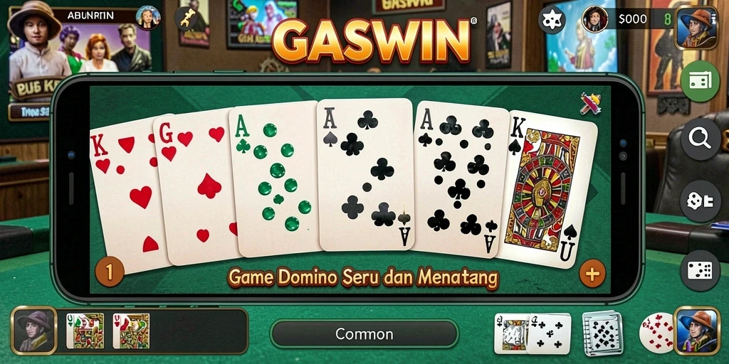 Tampilan gameplay GASWIN yang menegangkan dan mendebarkan.
