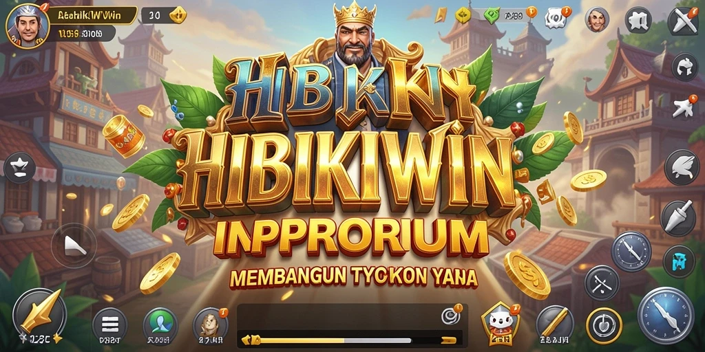 Tangkapan layar HIBIKIWIN menampilkan gameplay Tycoon dengan grafis yang menarik.