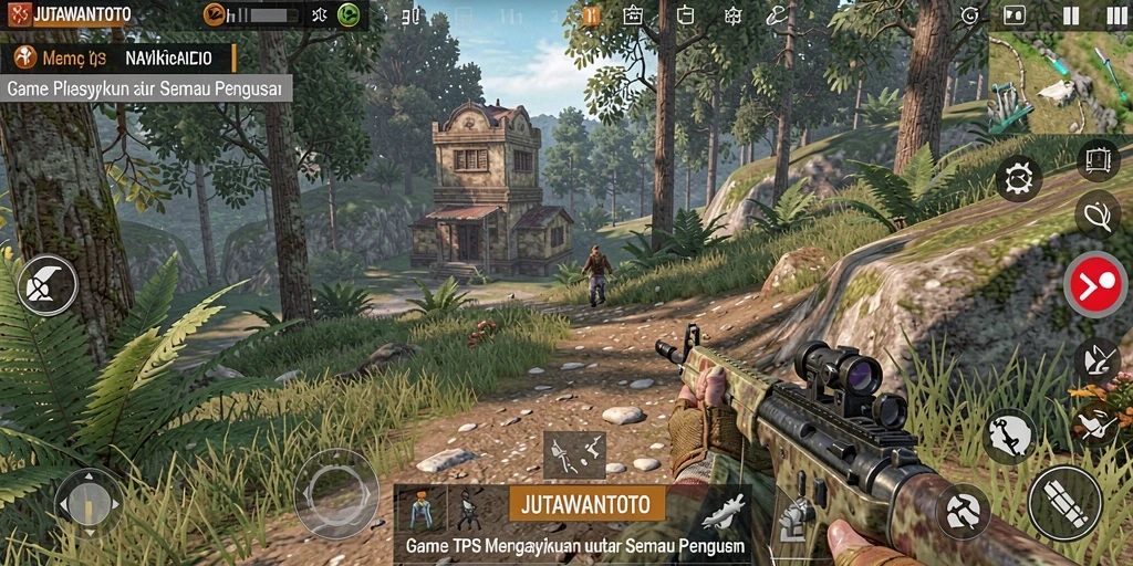 Tampilan gameplay JUTAWANTOTO yang menegangkan dan mendalam.