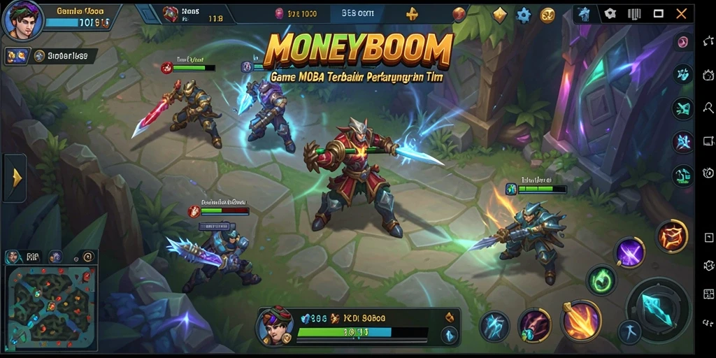 Tampilan menarik dari gameplay MONEYBOOM yang penuh aksi.