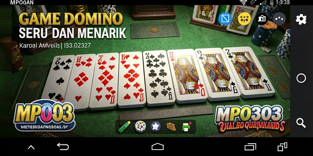Gameplay seru dari MPO303 dengan tampilan domino yang menarik.