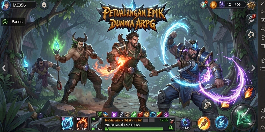 Tampilan gameplay seru dan mendebarkan dalam MZ356.