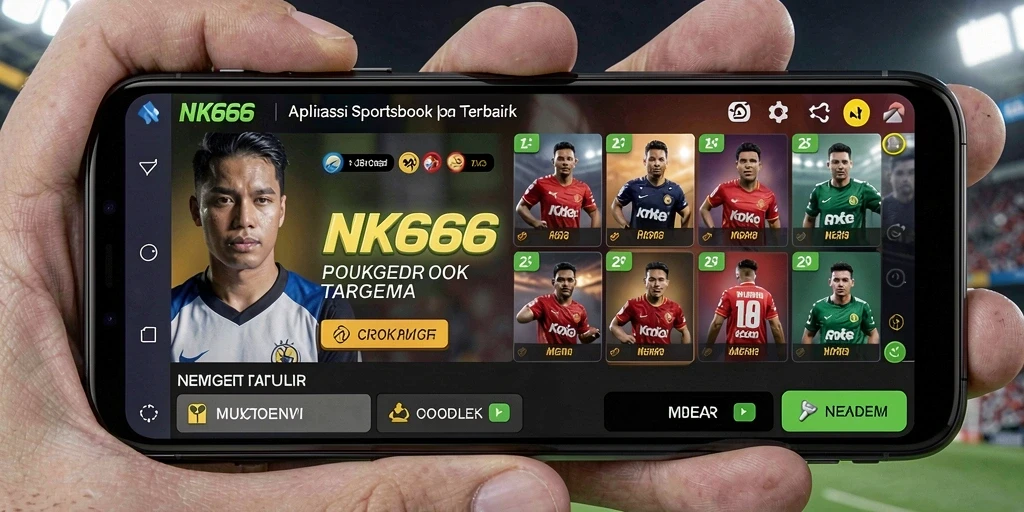 Screenshot gameplay NK666 yang menampilkan antarmuka Sportsbook yang menarik.