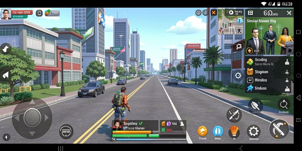 Tampilan gameplay OLX128 yang menarik dan interaktif.