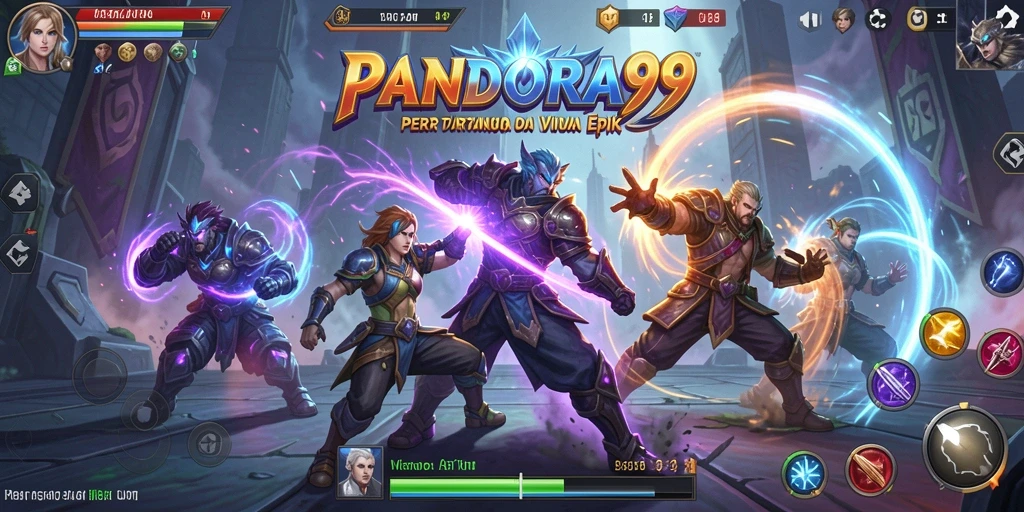 Tampilan gameplay PANDORA99 yang intens dan penuh aksi.