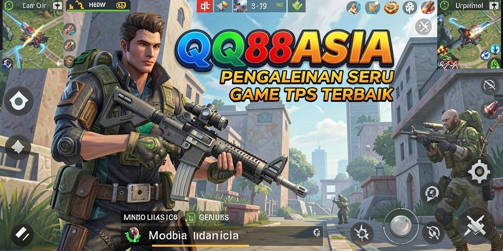 Screenshot gameplay QQ88ASIA yang menunjukkan aksi tembak-menembak yang seru.
