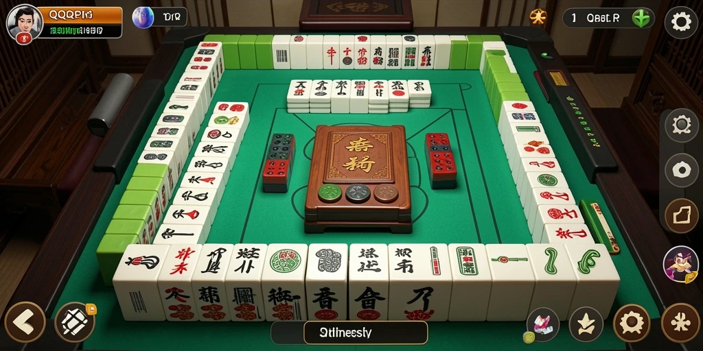 Gameplay Mahjong seru dengan tampilan grafis yang menawan.