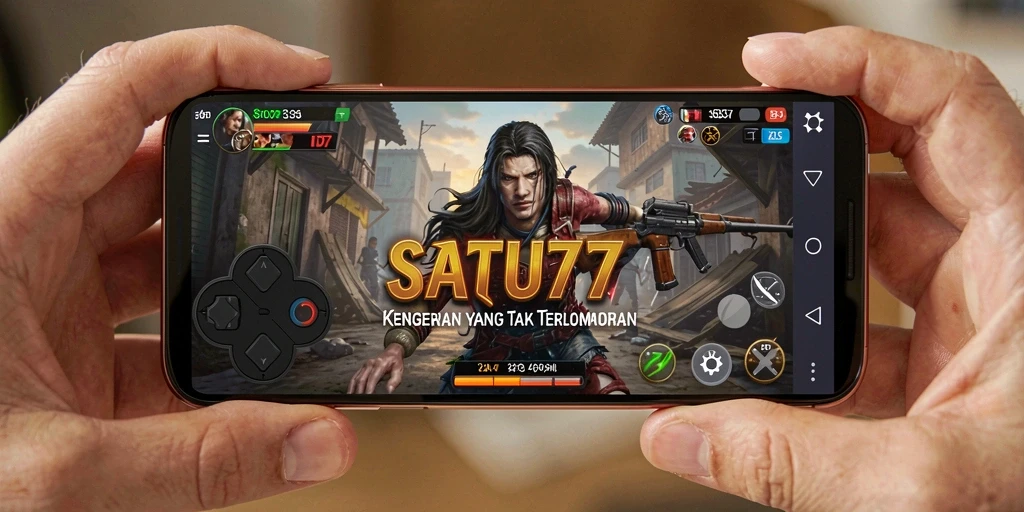 Tangkapan layar SATU77 menampilkan suasana menyeramkan dalam gameplay yang intens.