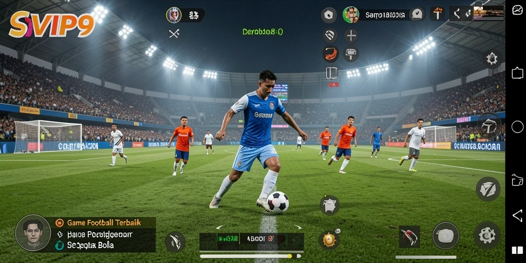 Tampilan gameplay SVIP9 yang mendebarkan saat pertandingan.