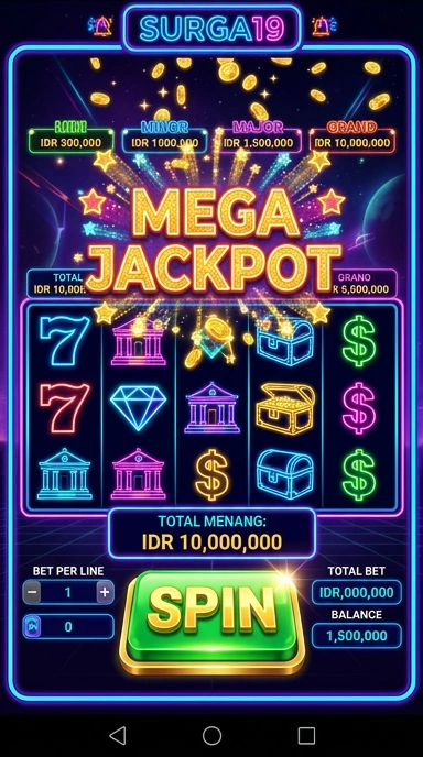 Tampilan antarmuka pengguna di surga19 yang sederhana dan mudah digunakan.